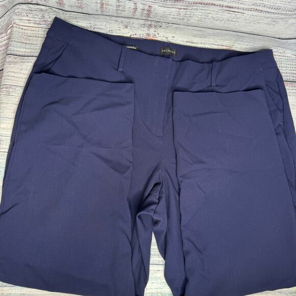 Talbots 20WP Navy Southampton Pants Stretch Dress Slacks - Picture 3 of 8